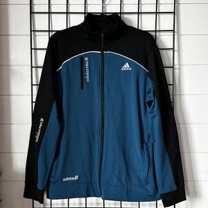 Adidas Pro Performance A II‎ Full Zip Track Jacket Womens XXL Teal Black